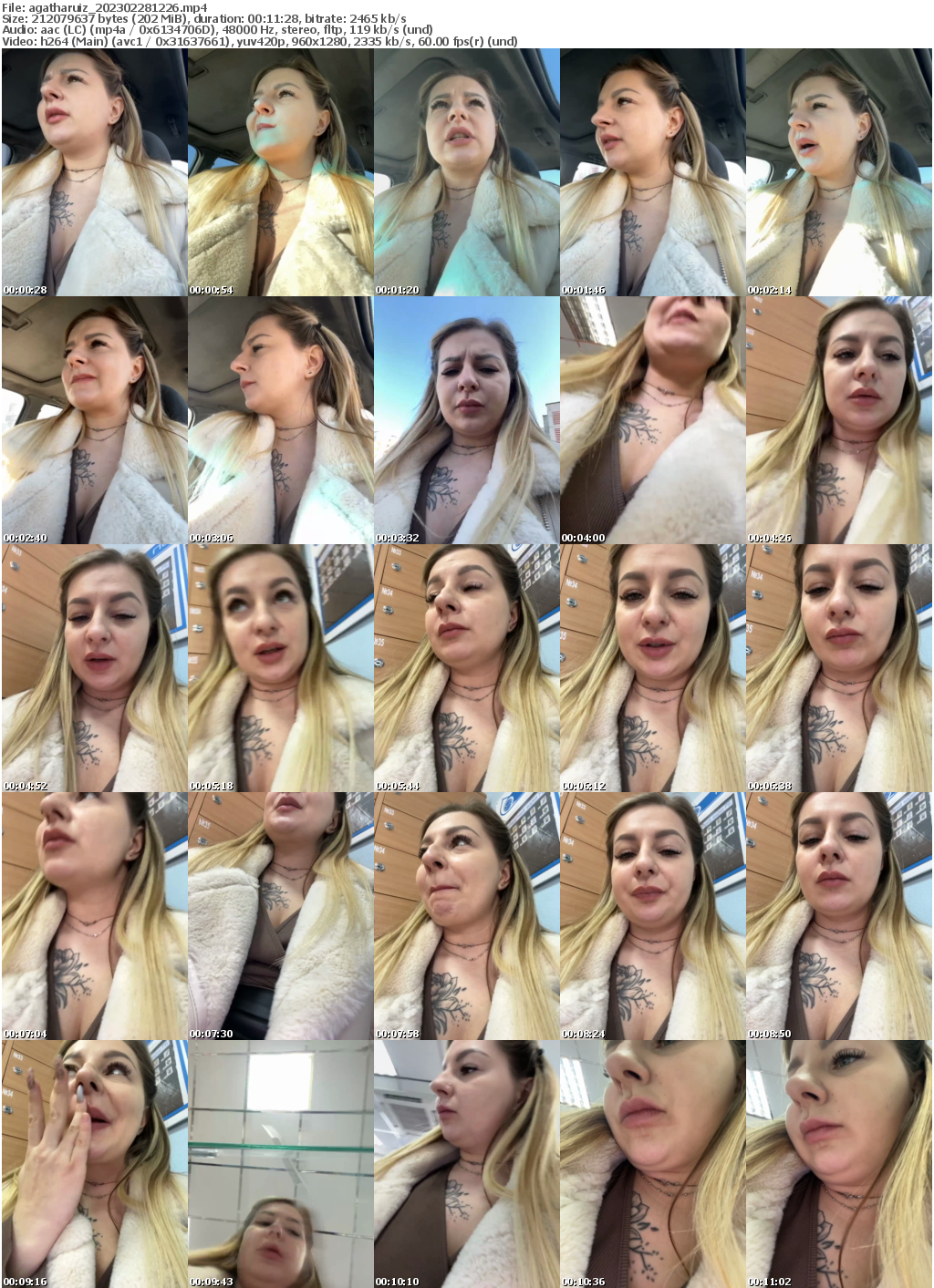 Preview thumb from agatharuiz on 2023-02-28 @ bongacams