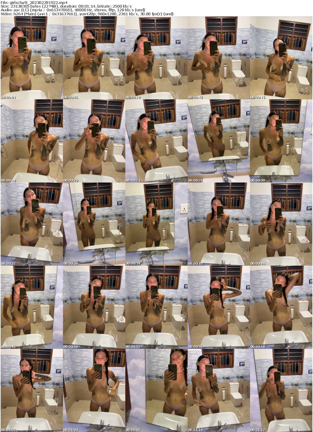 Preview thumb from girlschatt on 2023-02-28 @ bongacams