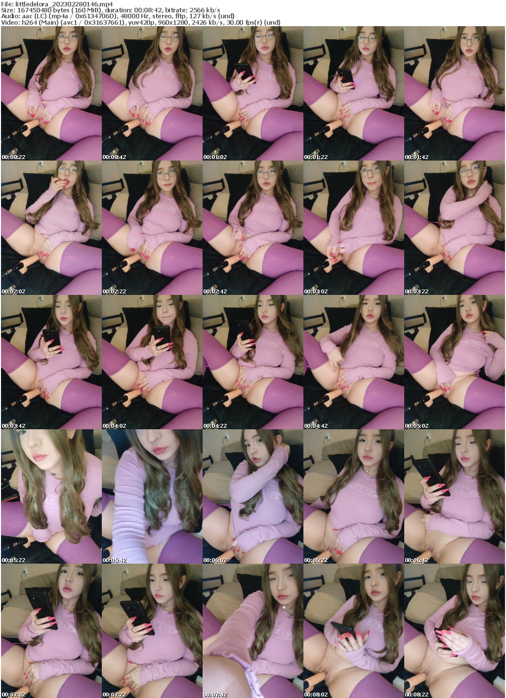 Preview thumb from littledelora on 2023-02-28 @ bongacams