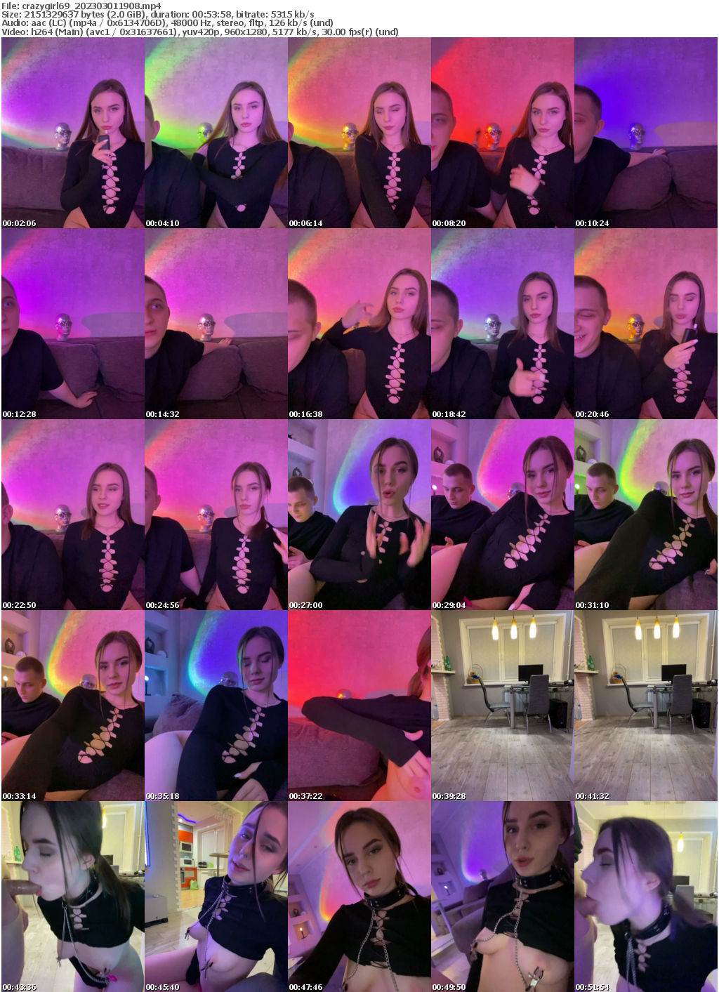 Preview thumb from crazygirl69 on 2023-03-01 @ bongacams