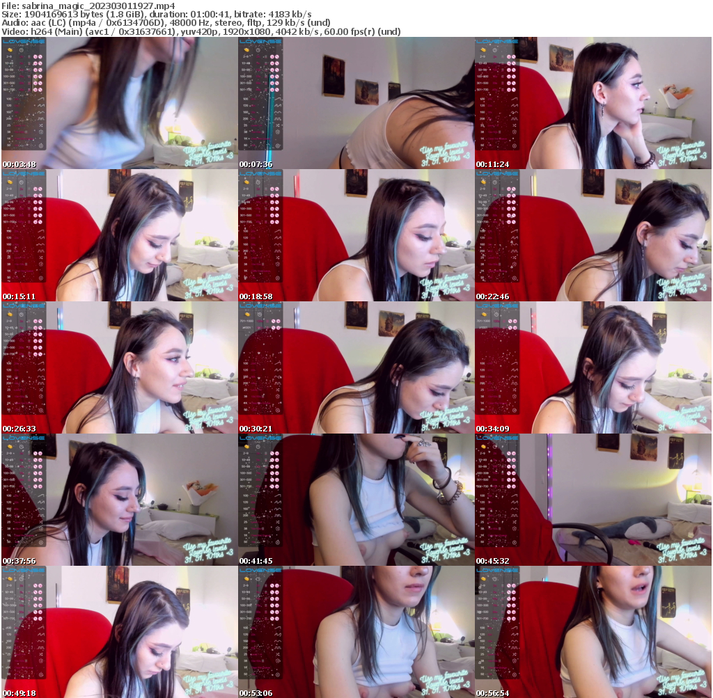 Preview thumb from sabrina_magic on 2023-03-01 @ bongacams