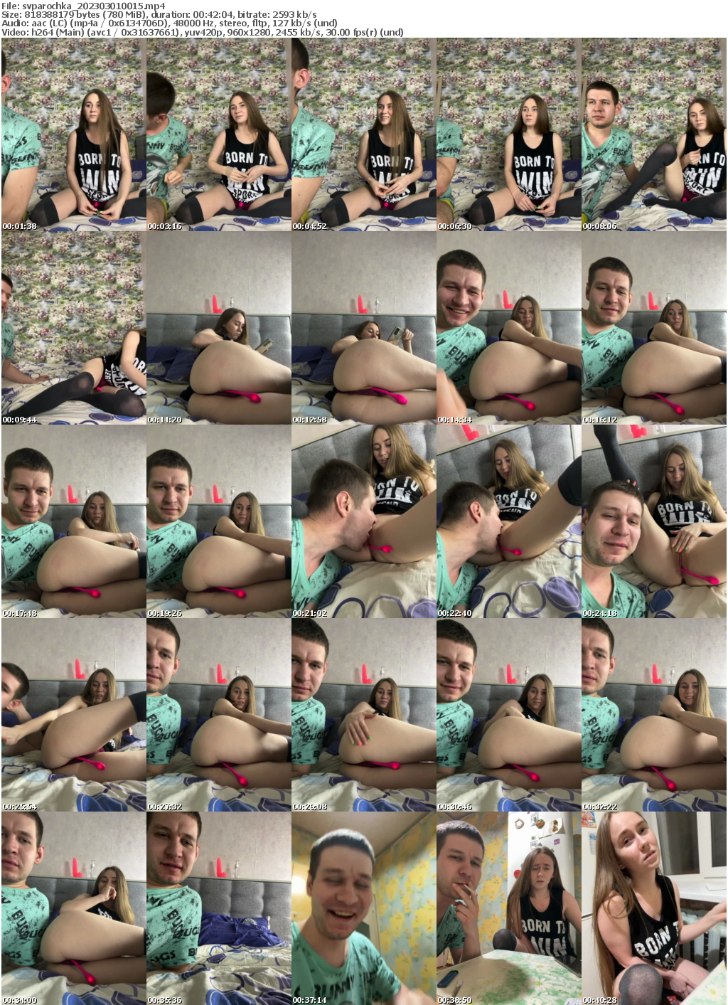 Preview thumb from svparochka on 2023-03-01 @ bongacams