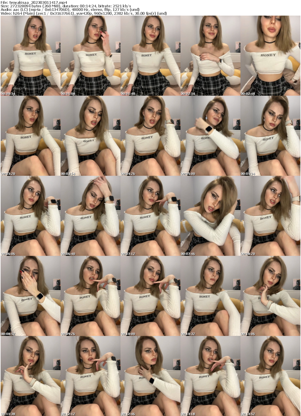 Preview thumb from tvoyakisaa on 2023-03-01 @ bongacams