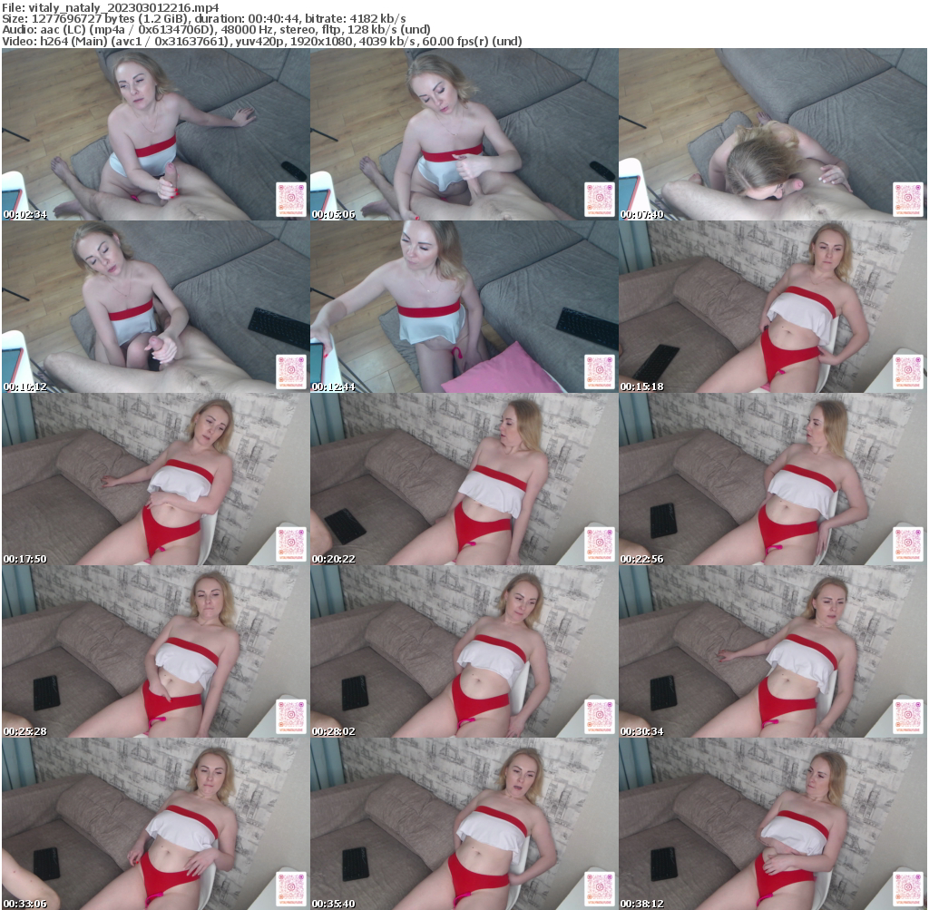 Preview thumb from vitaly_nataly on 2023-03-01 @ bongacams