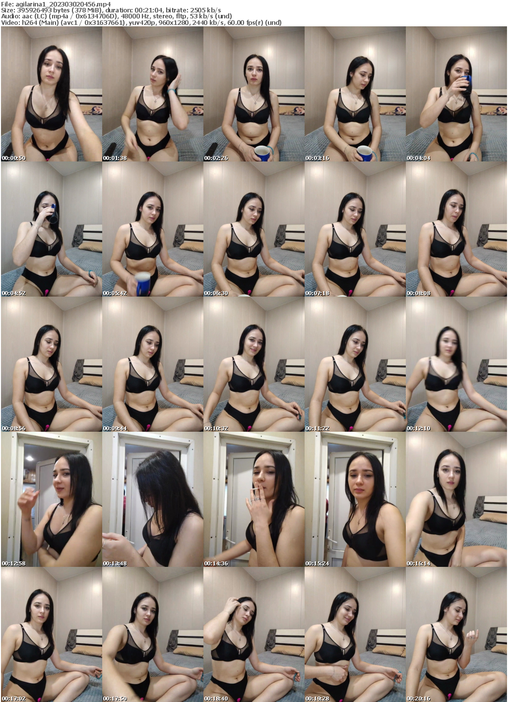 Preview thumb from agilarina1 on 2023-03-02 @ bongacams