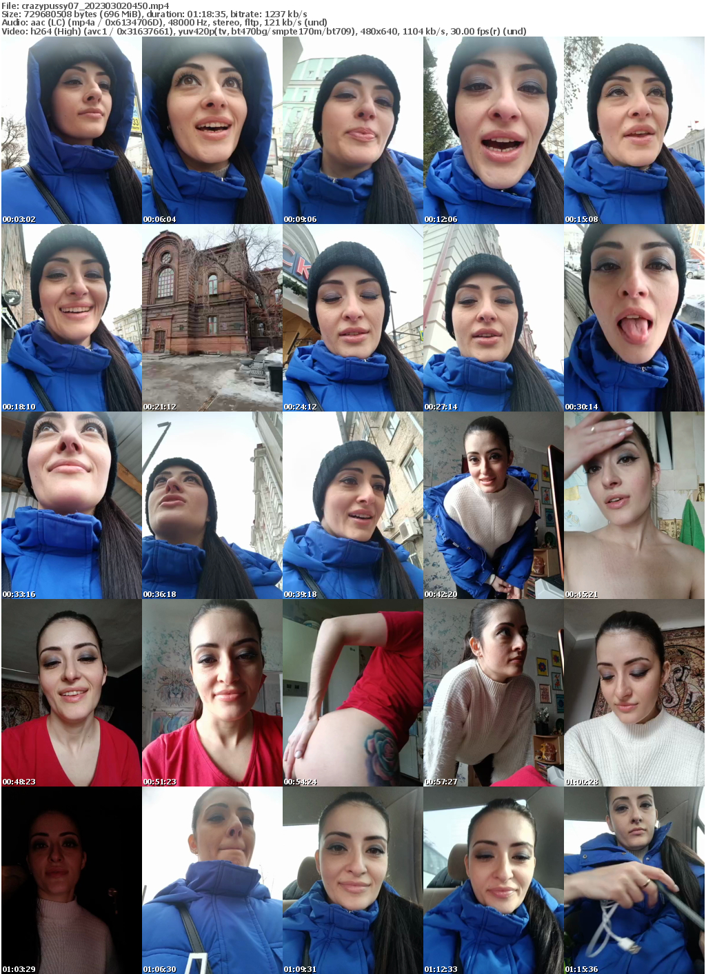 Preview thumb from crazypussy07 on 2023-03-02 @ bongacams