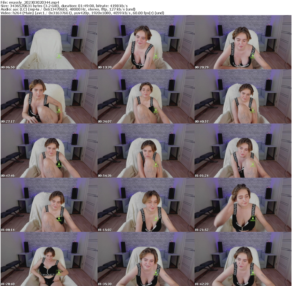 Preview thumb from evassly on 2023-03-02 @ bongacams