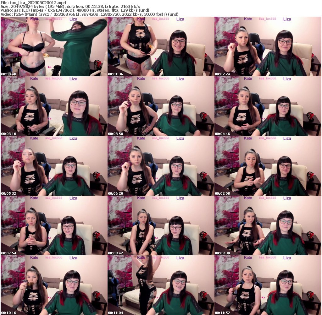 Preview thumb from fox_lisa on 2023-03-02 @ bongacams