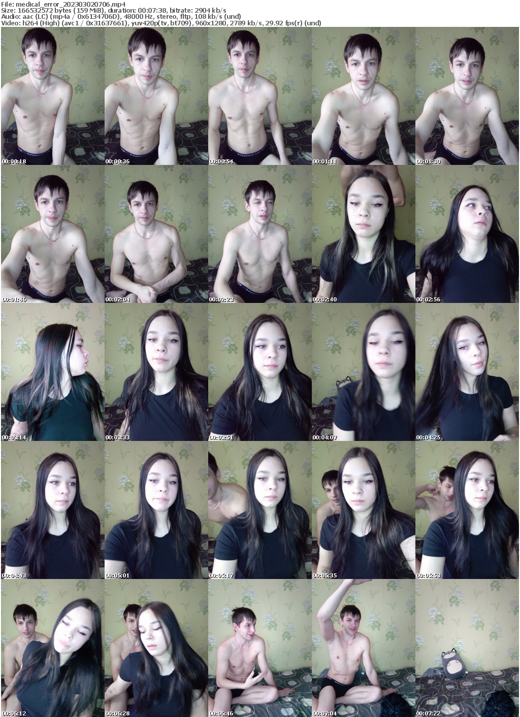 Preview thumb from medical_error on 2023-03-02 @ bongacams