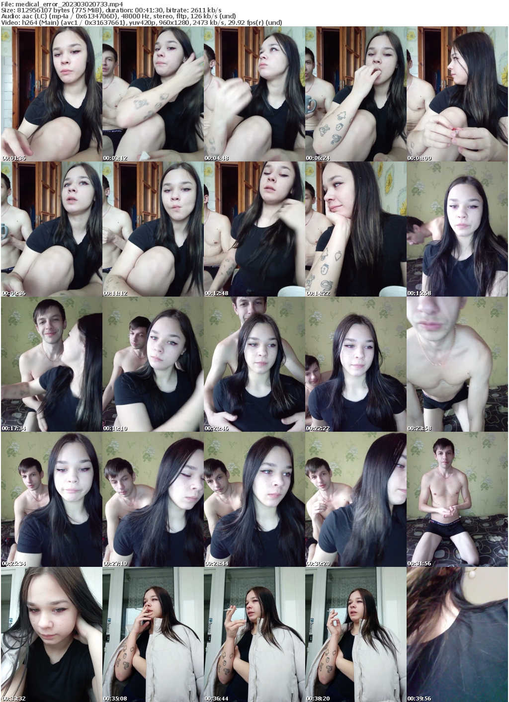 Preview thumb from medical_error on 2023-03-02 @ bongacams