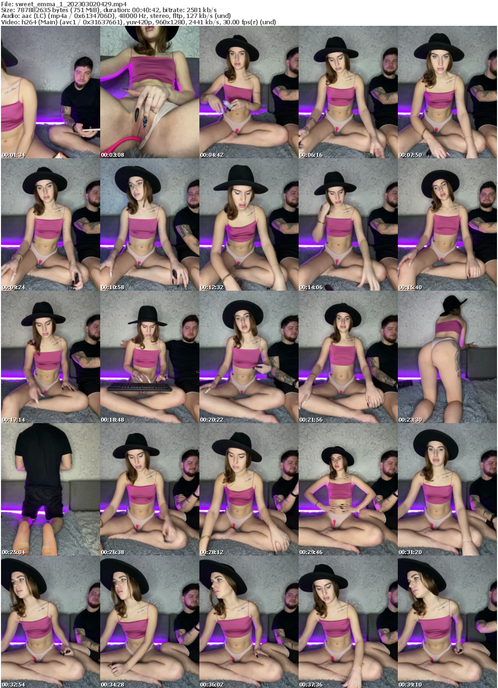 Preview thumb from sweet_emma_1 on 2023-03-02 @ bongacams