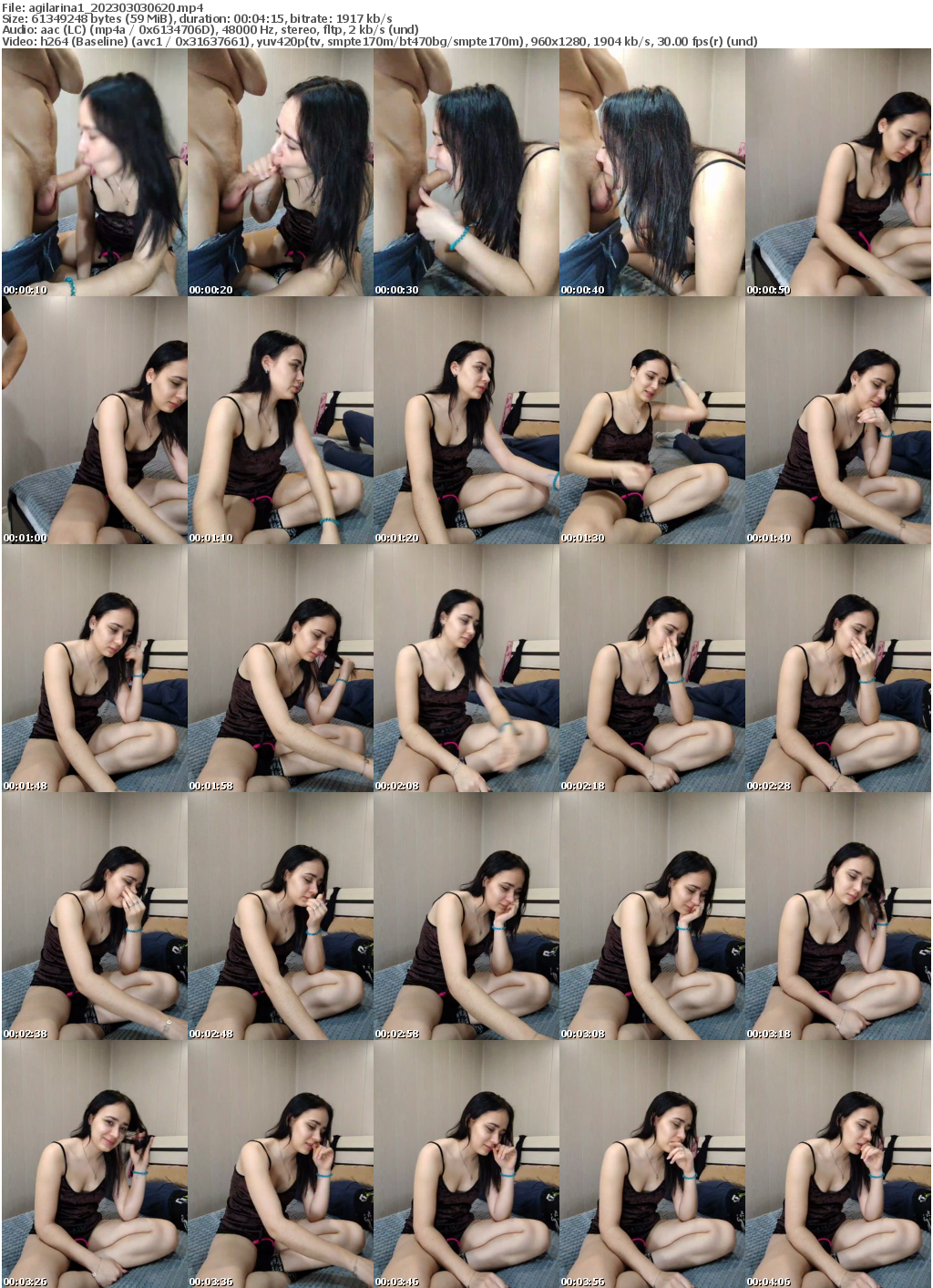 Preview thumb from agilarina1 on 2023-03-03 @ bongacams