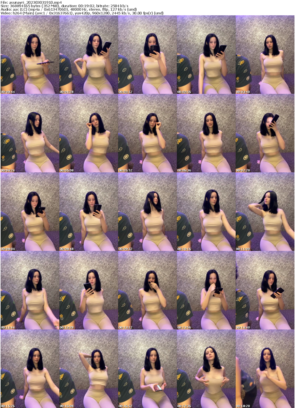 Preview thumb from asunayri on 2023-03-03 @ bongacams