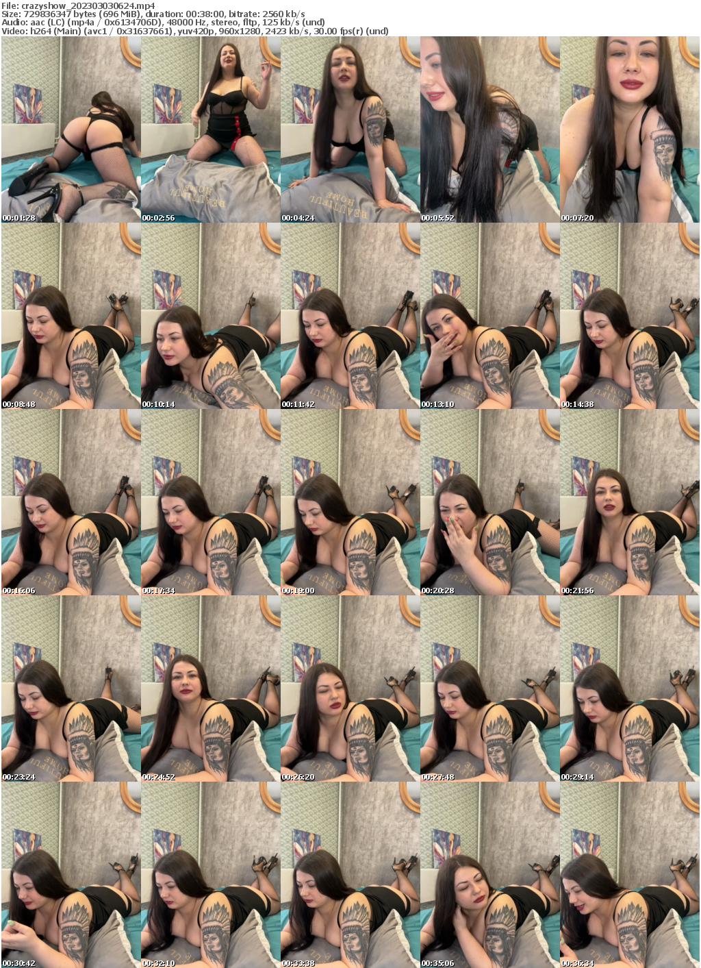 Preview thumb from crazyshow on 2023-03-03 @ bongacams