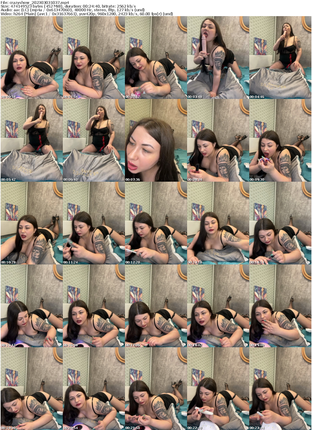 Preview thumb from crazyshow on 2023-03-03 @ bongacams