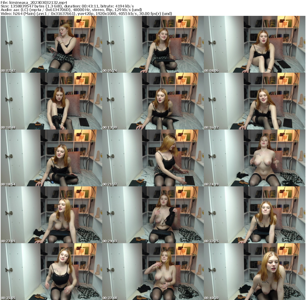 Preview thumb from kirsineasa on 2023-03-03 @ bongacams