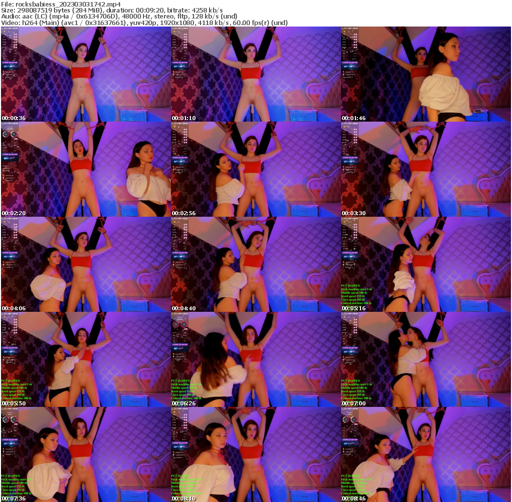 Preview thumb from rocksbabiess on 2023-03-03 @ bongacams