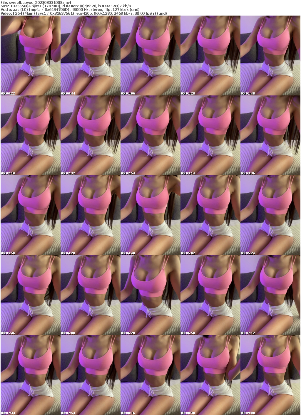 Preview thumb from sweetbabyxs on 2023-03-03 @ bongacams