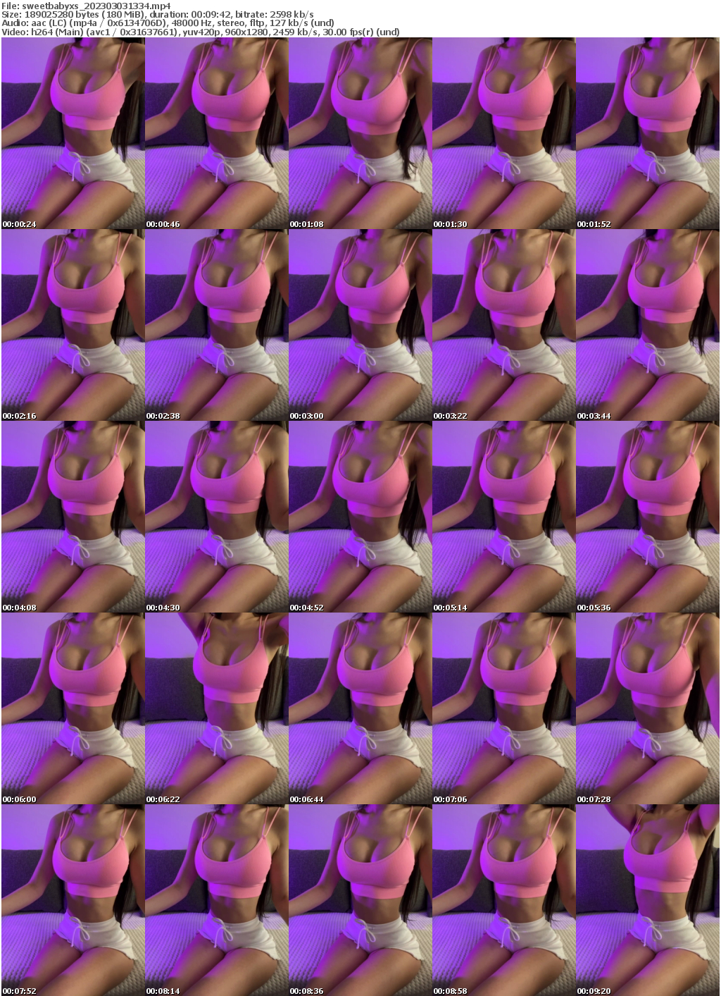 Preview thumb from sweetbabyxs on 2023-03-03 @ bongacams