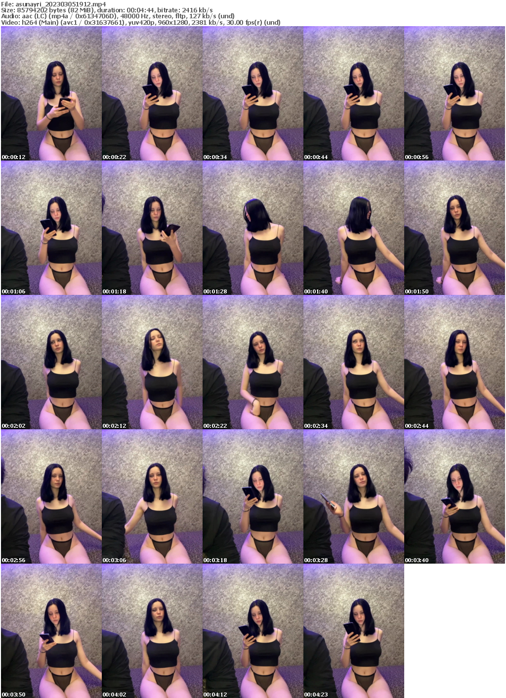 Preview thumb from asunayri on 2023-03-05 @ bongacams