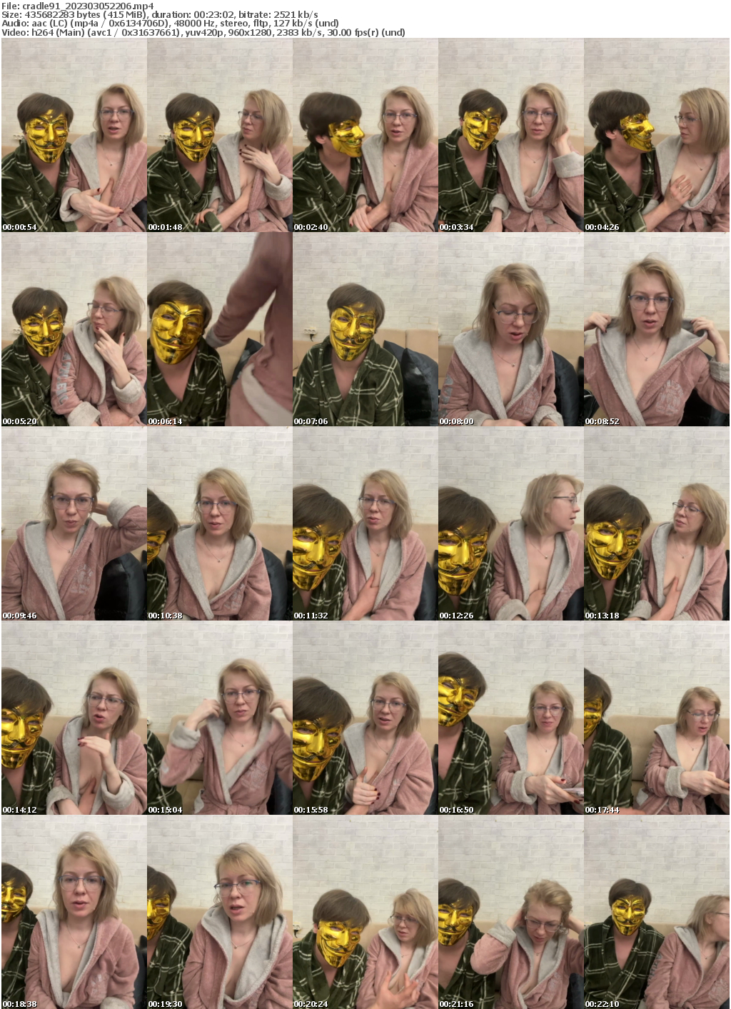 Preview thumb from cradle91 on 2023-03-05 @ bongacams