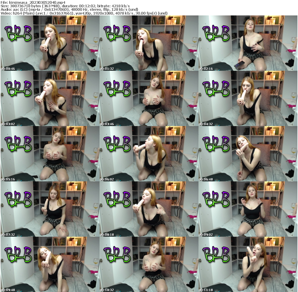 Preview thumb from kirsineasa on 2023-03-05 @ bongacams