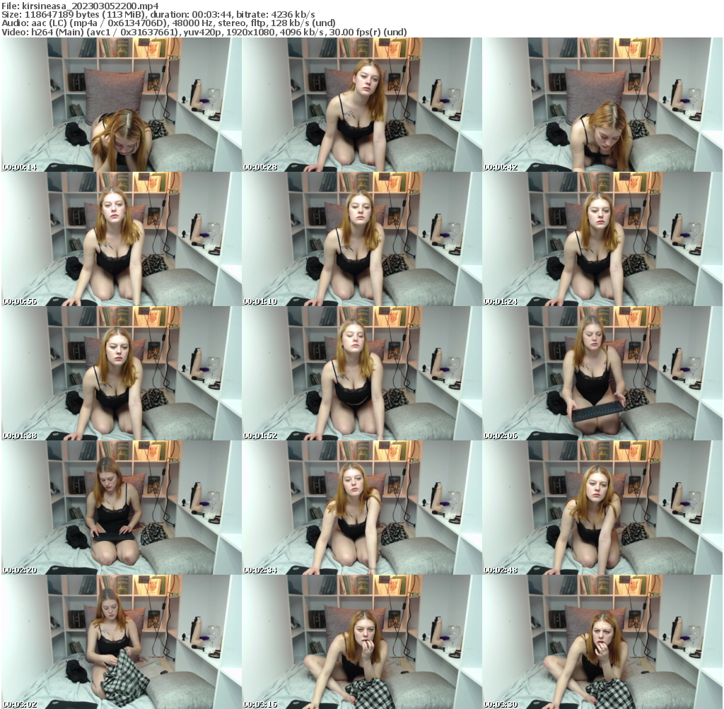 Preview thumb from kirsineasa on 2023-03-05 @ bongacams