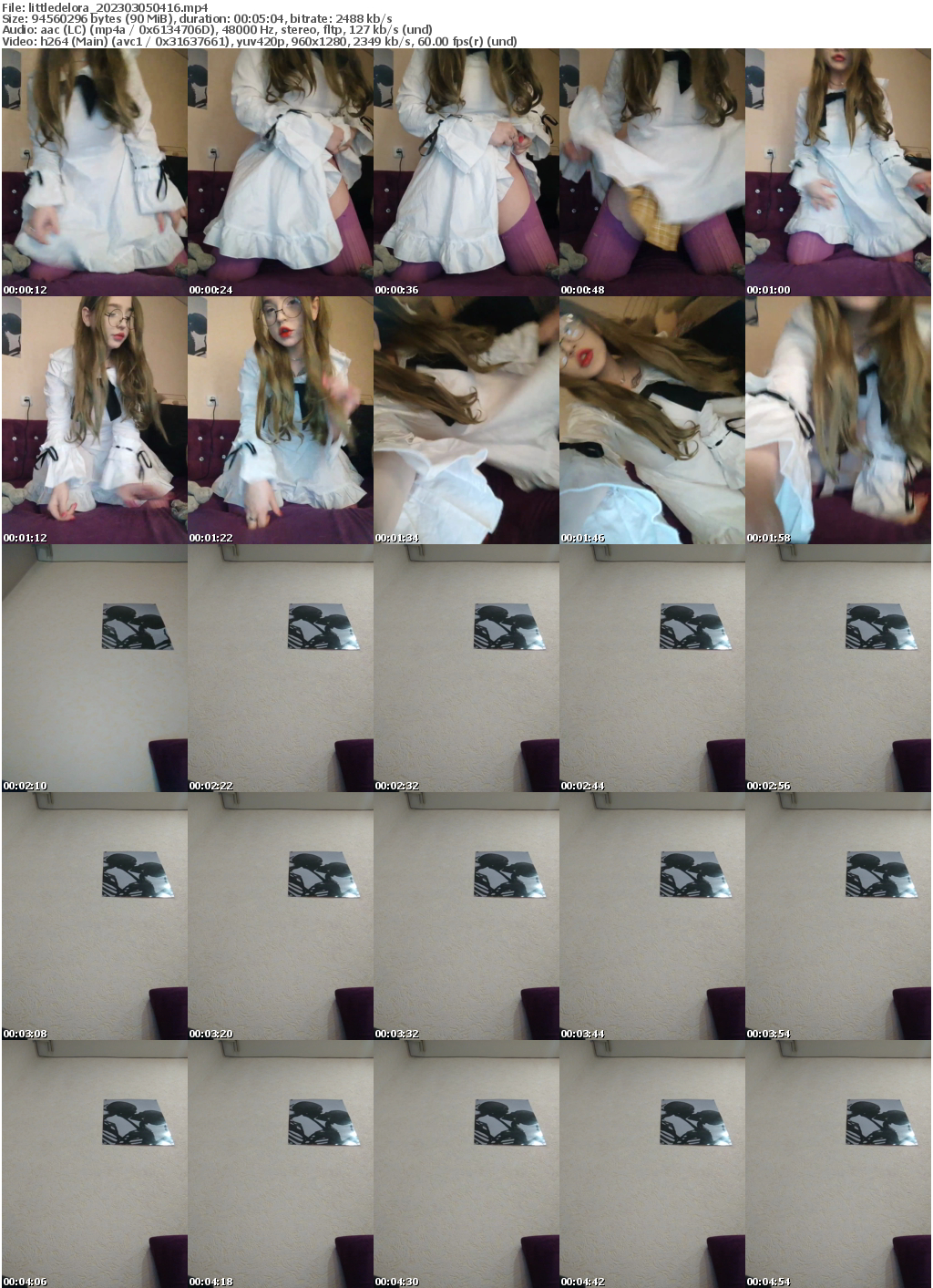 Preview thumb from littledelora on 2023-03-05 @ bongacams