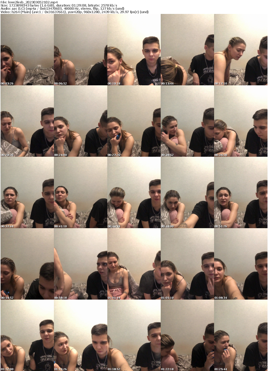 Preview thumb from love2lesb on 2023-03-05 @ bongacams