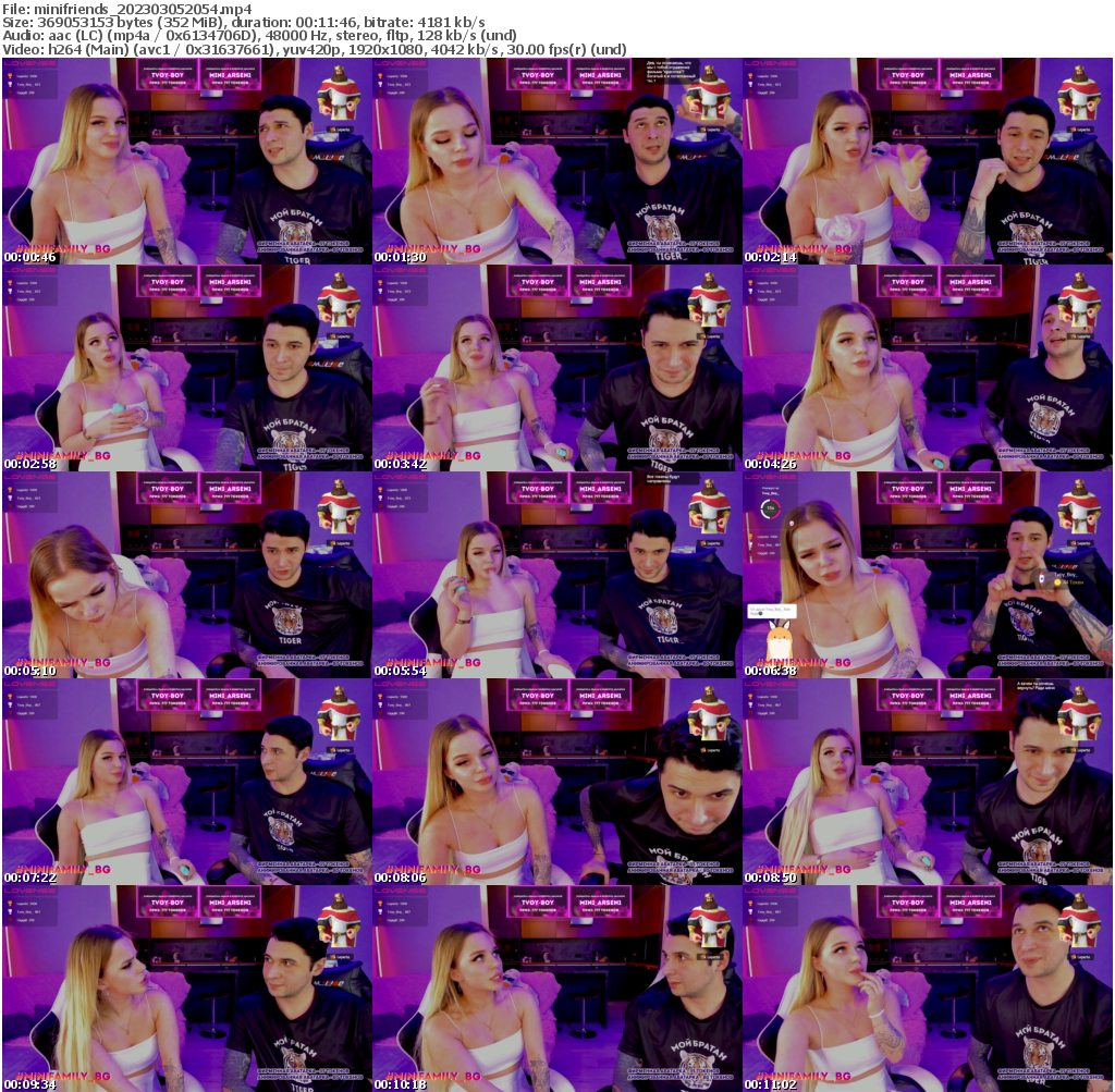 Preview thumb from minifriends on 2023-03-05 @ bongacams