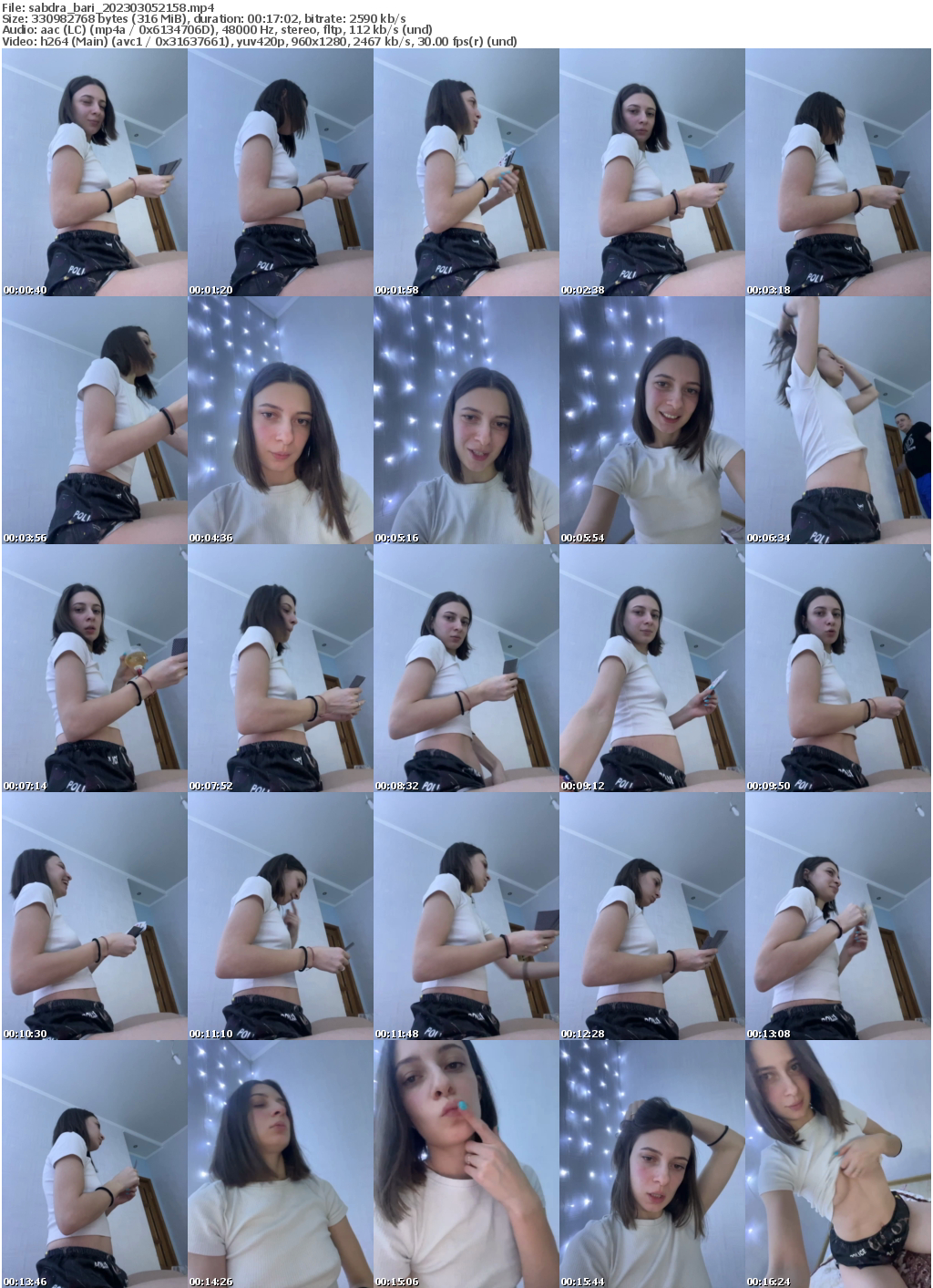 Preview thumb from sabdra_bari on 2023-03-05 @ bongacams