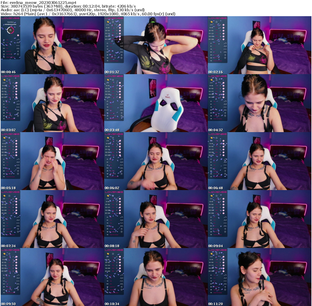 Preview thumb from evelina_meow on 2023-03-06 @ bongacams