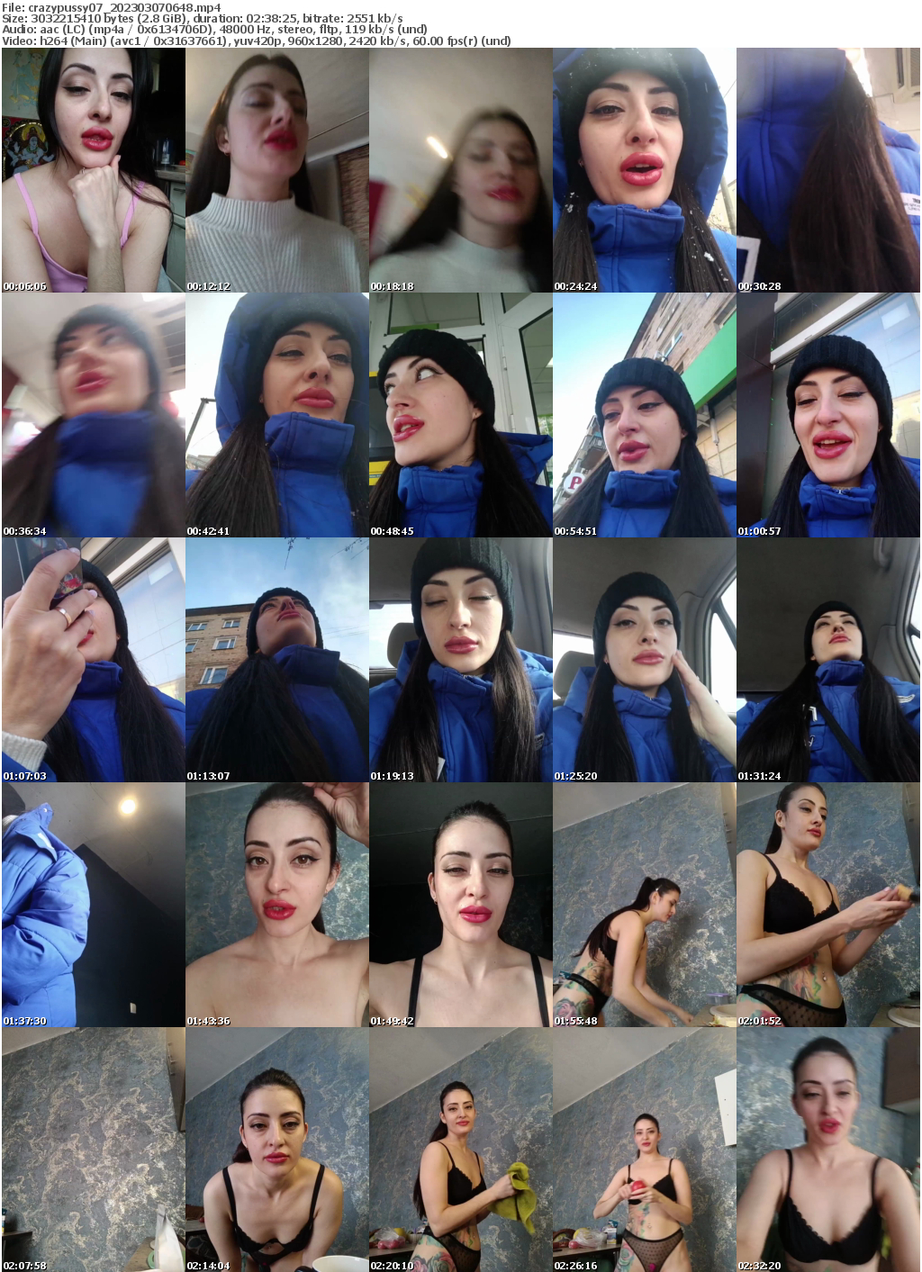 Preview thumb from crazypussy07 on 2023-03-07 @ bongacams