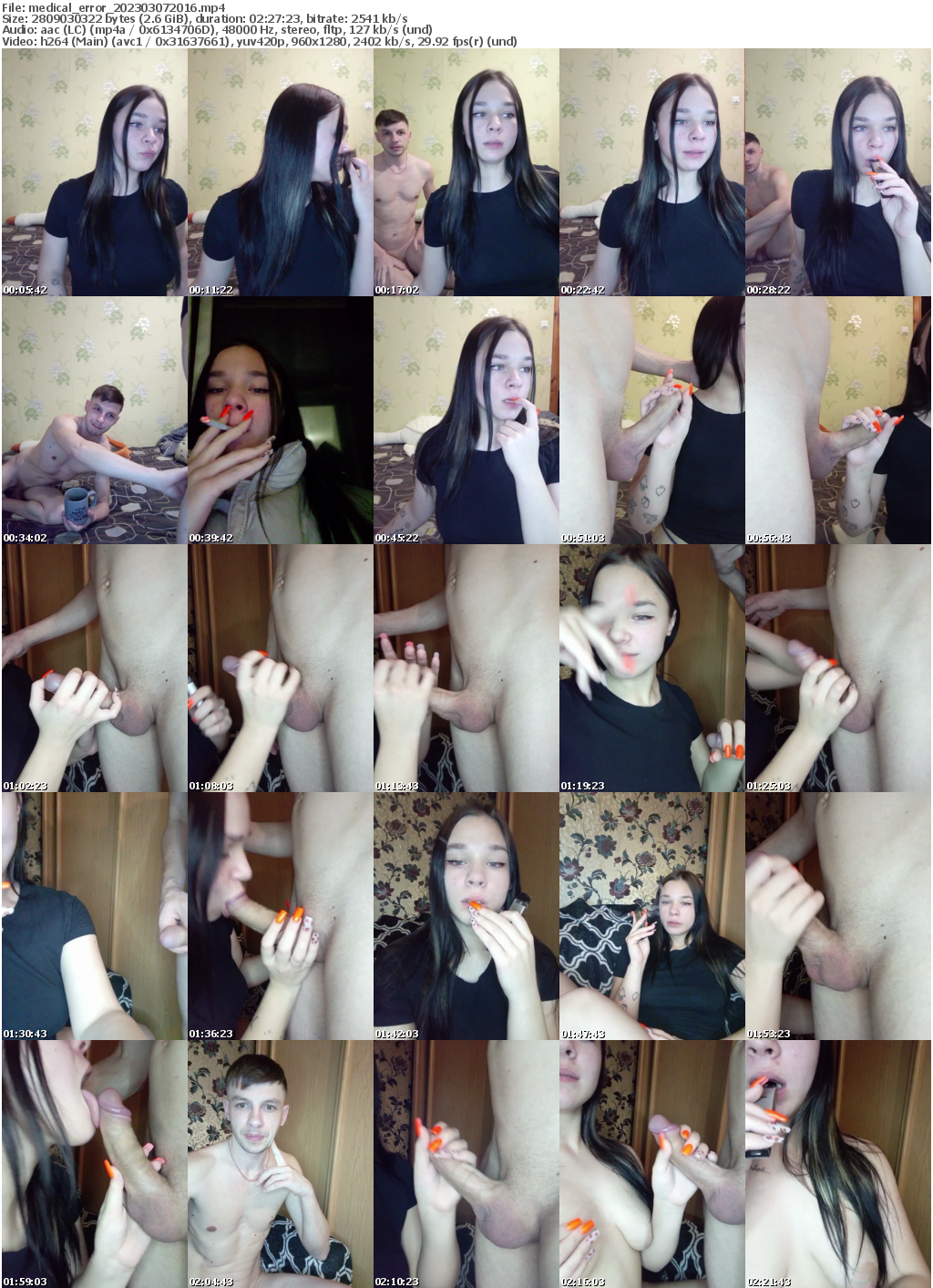 Preview thumb from medical_error on 2023-03-07 @ bongacams