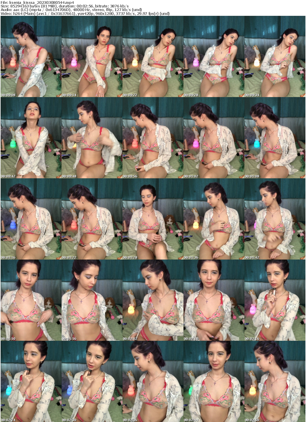 Preview thumb from ksenia_kisssa on 2023-03-08 @ bongacams