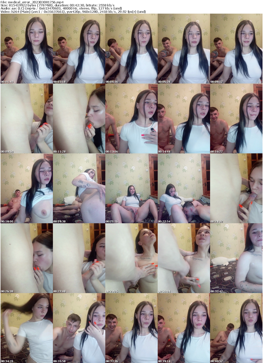 Preview thumb from medical_error on 2023-03-08 @ bongacams