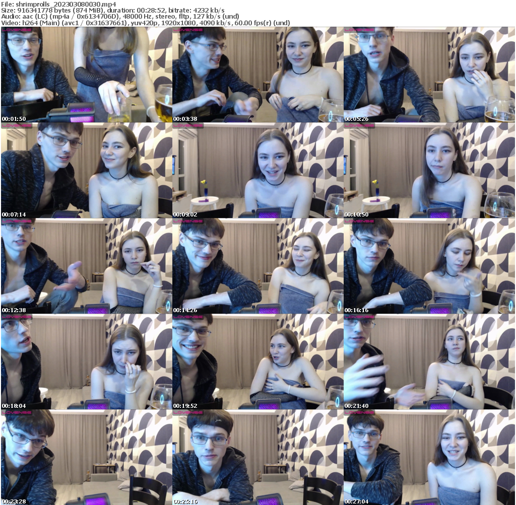 Preview thumb from shrimprolls on 2023-03-08 @ bongacams