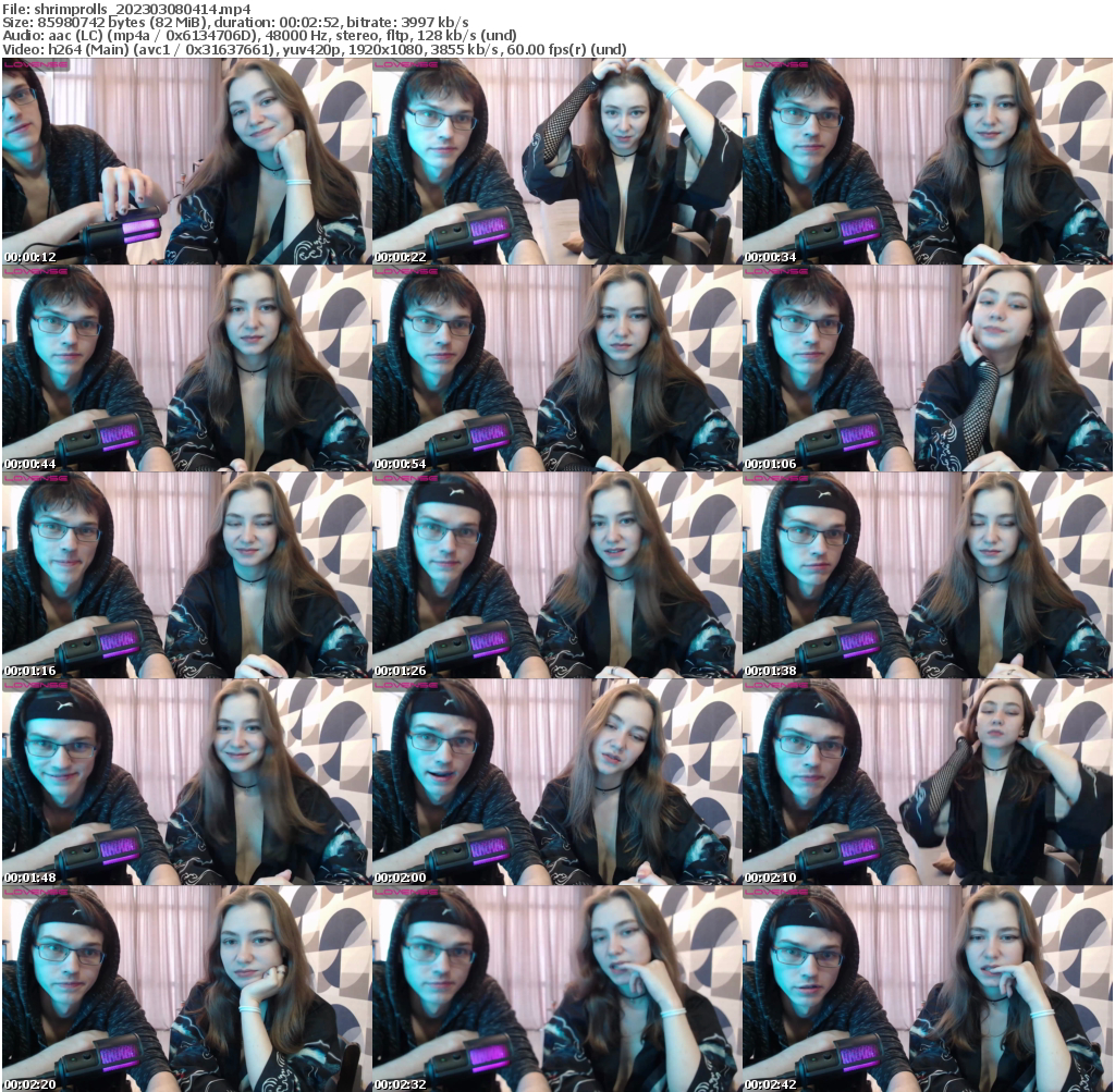 Preview thumb from shrimprolls on 2023-03-08 @ bongacams