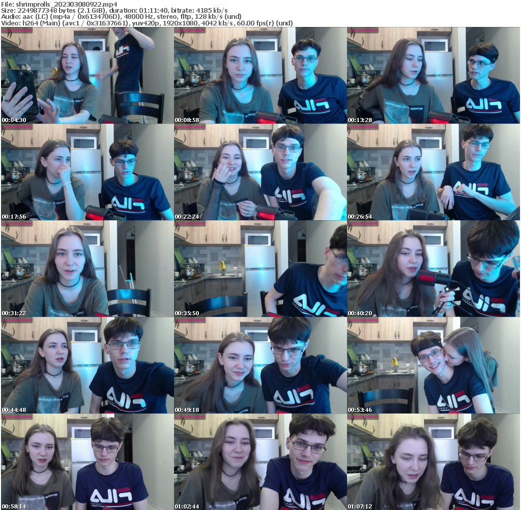 Preview thumb from shrimprolls on 2023-03-08 @ bongacams