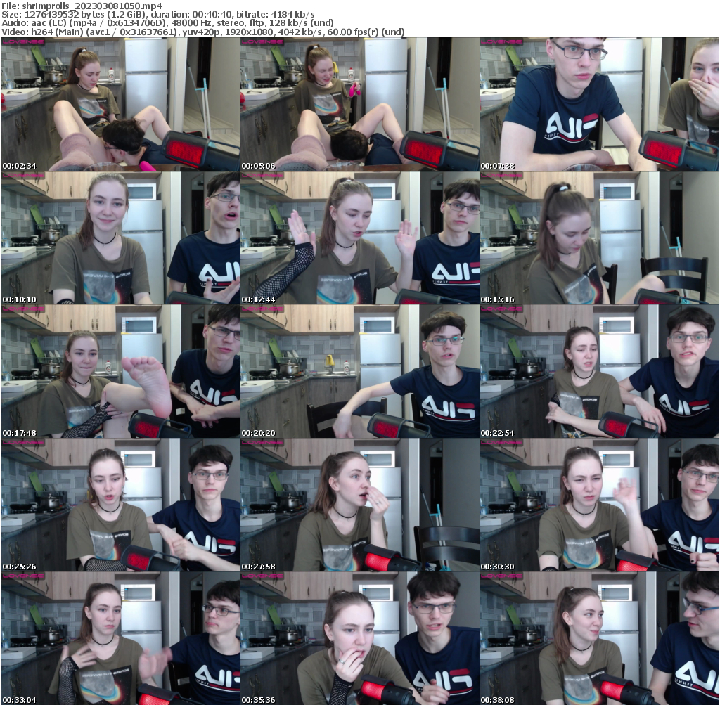 Preview thumb from shrimprolls on 2023-03-08 @ bongacams