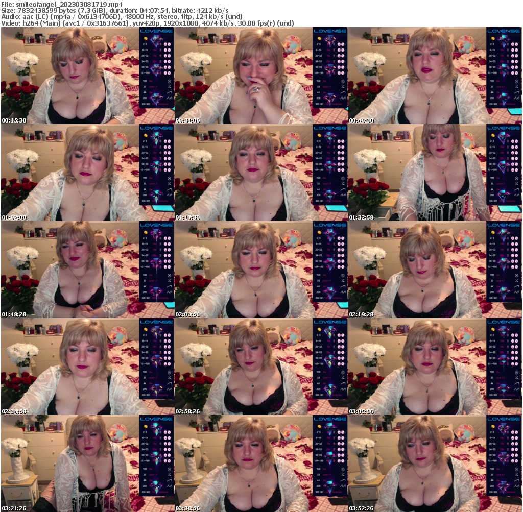 Preview thumb from smileofangel on 2023-03-08 @ bongacams