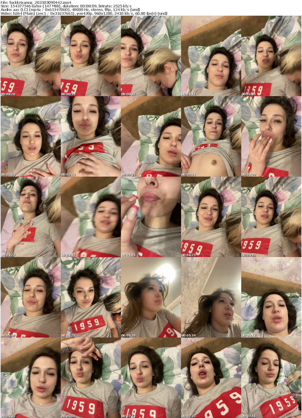 Preview thumb from fuckkrisanna on 2023-03-09 @ bongacams