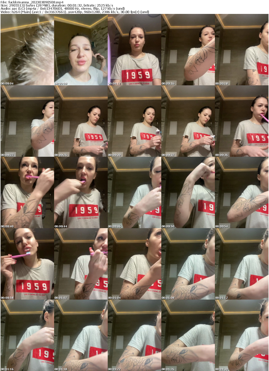 Preview thumb from fuckkrisanna on 2023-03-09 @ bongacams