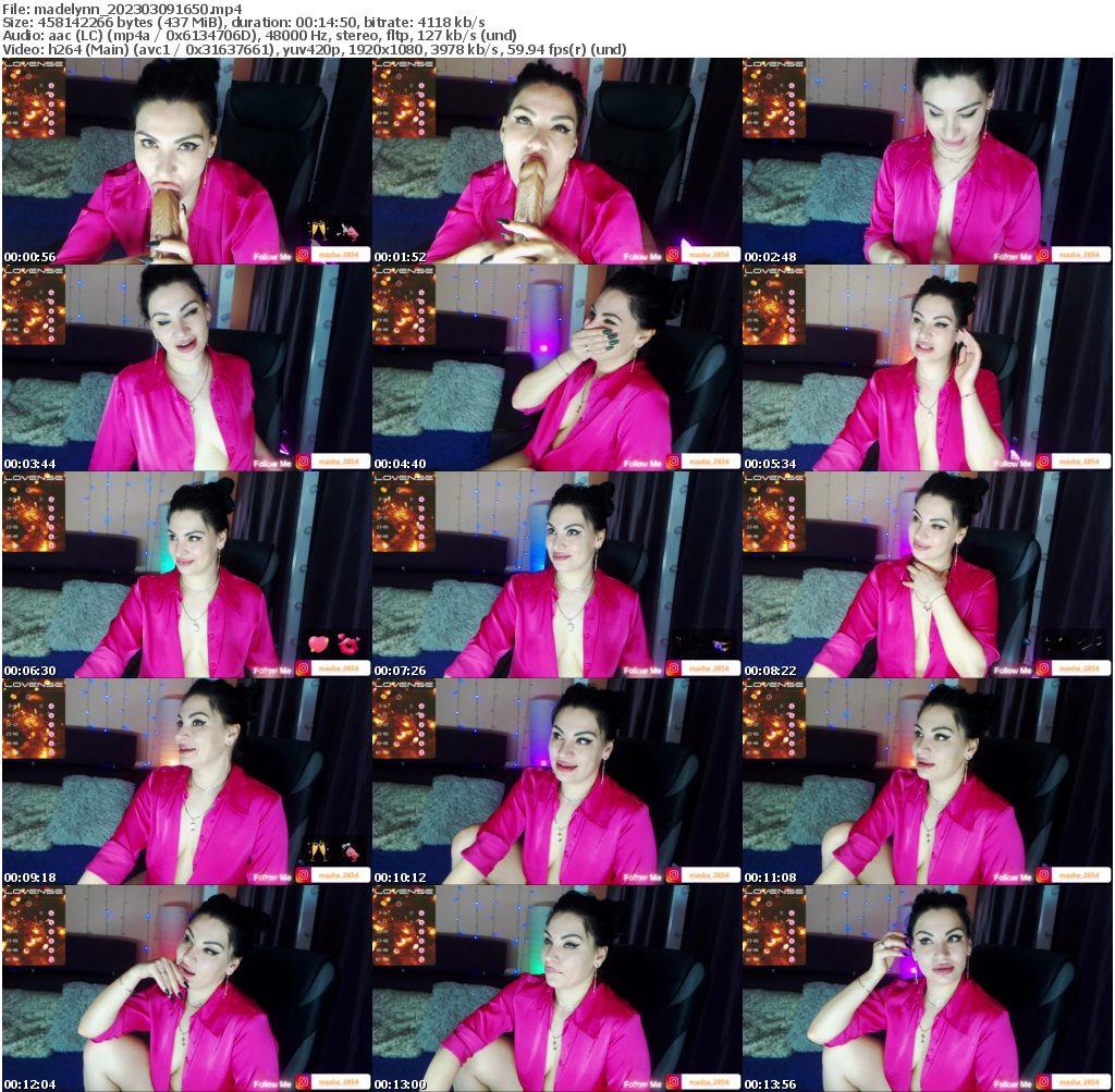 Preview thumb from madelynn on 2023-03-09 @ bongacams