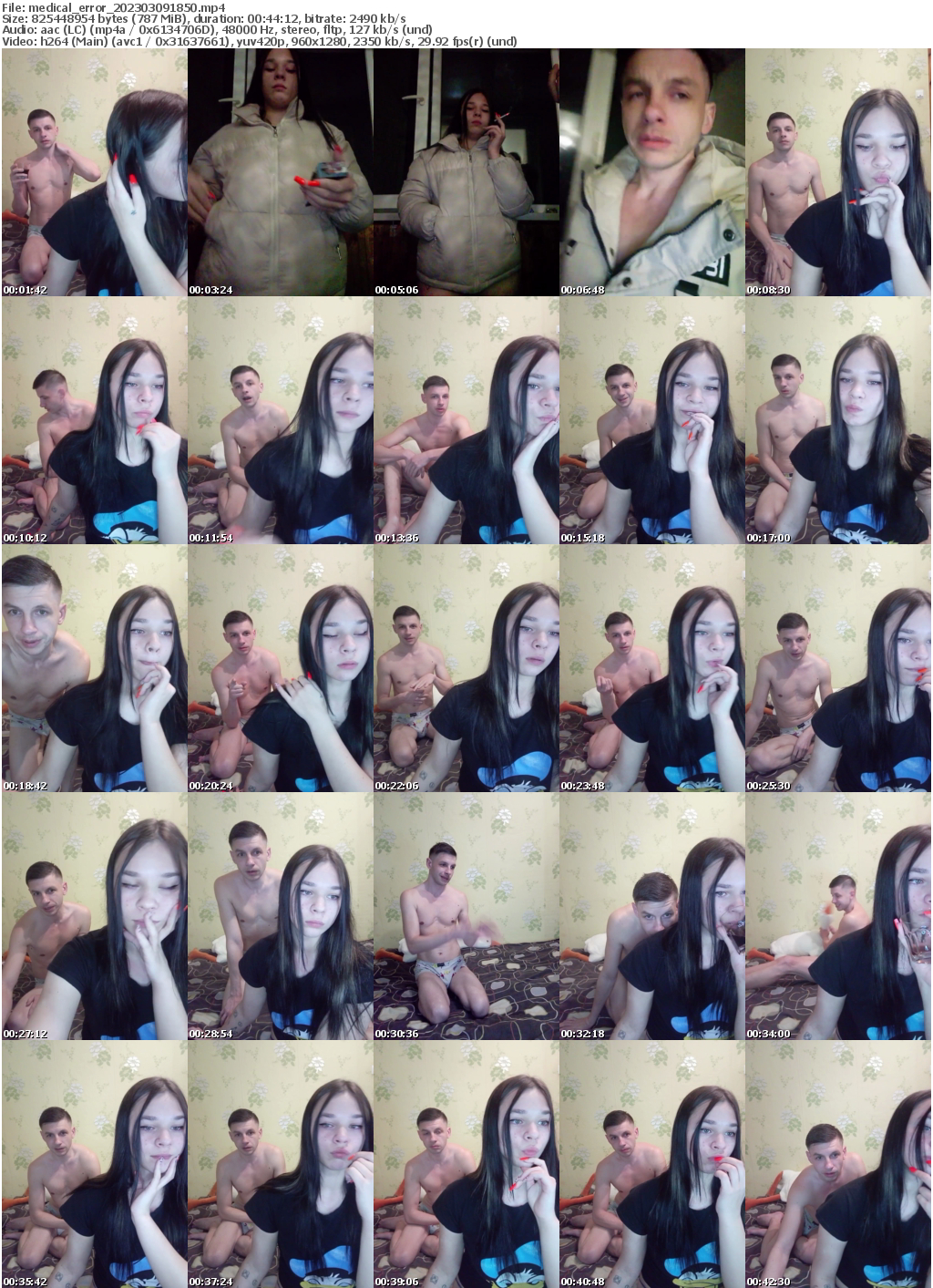 Preview thumb from medical_error on 2023-03-09 @ bongacams