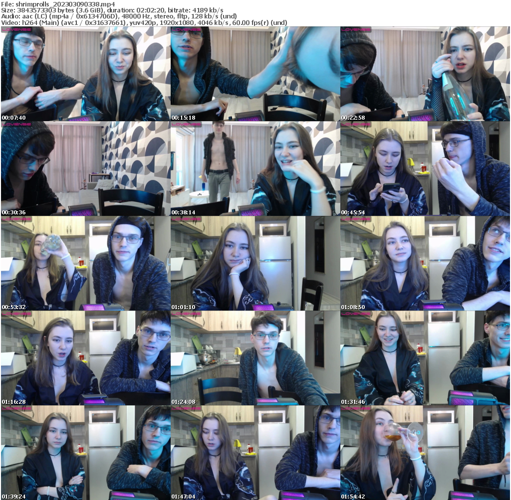 Preview thumb from shrimprolls on 2023-03-09 @ bongacams