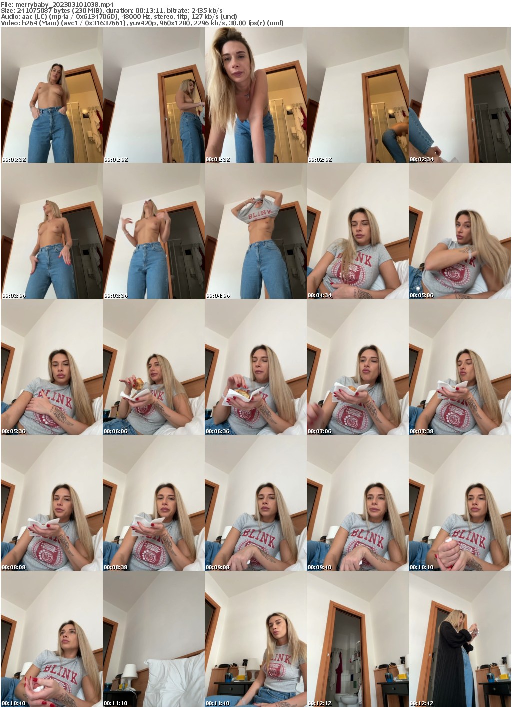 Preview thumb from merrybaby on 2023-03-10 @ bongacams