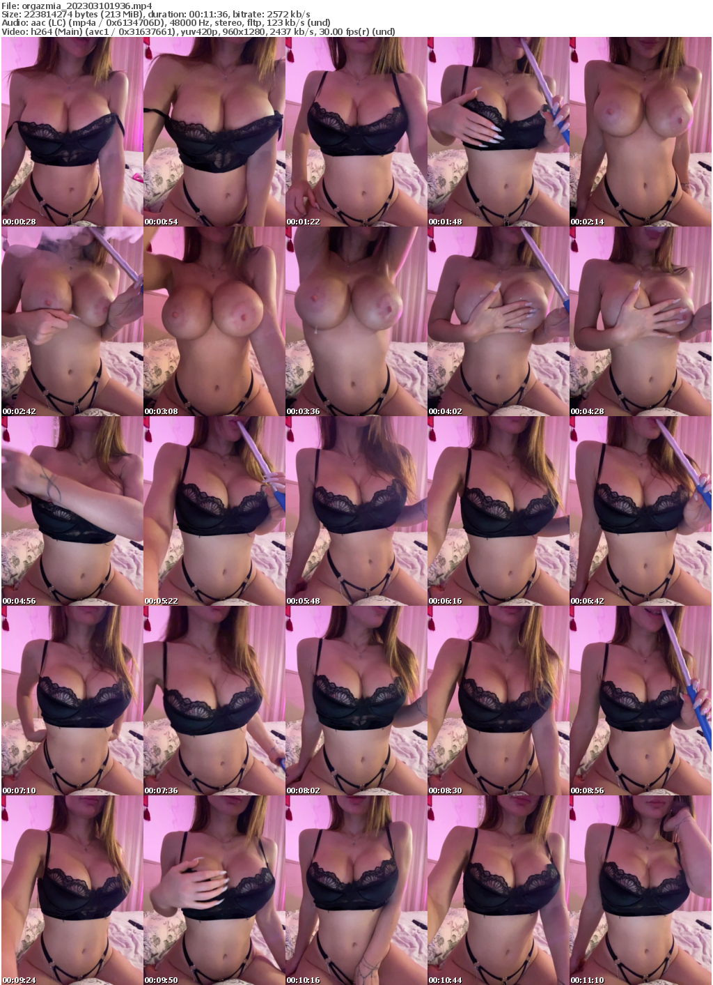 Preview thumb from orgazmia on 2023-03-10 @ bongacams