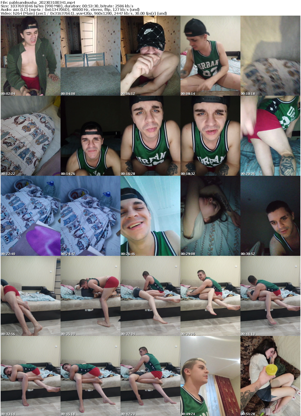 Preview thumb from pabloandnusha on 2023-03-10 @ bongacams