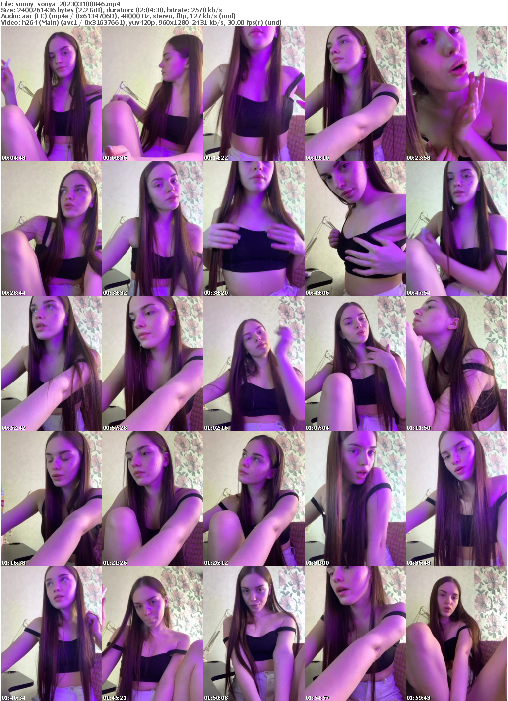 Preview thumb from sunny_sonya on 2023-03-10 @ bongacams